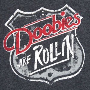 Vintage Doobie Brothers Are Rollin Distressed VGUC